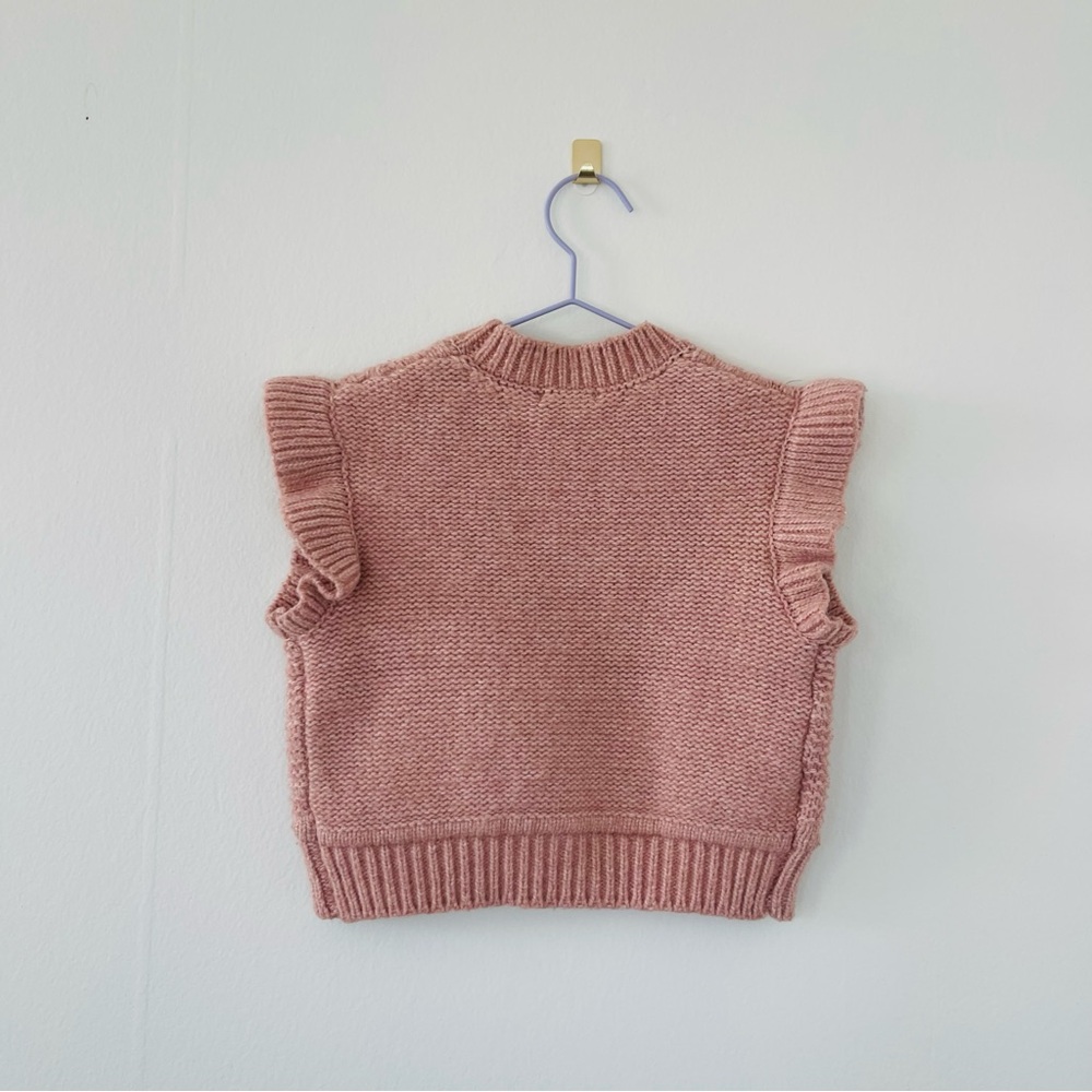 Mayoral Flutter Sleeve Sweater Vest - Picture 3 of 3